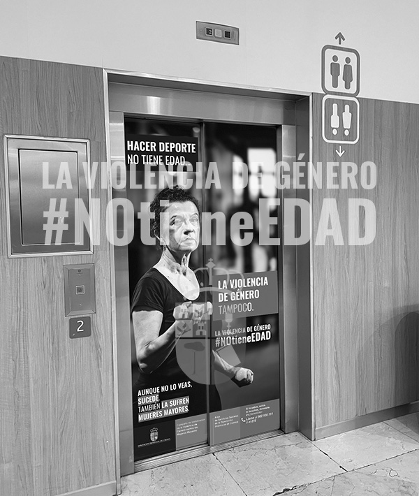 La Violencia de Género NO TIENE EDAD | Ascensores Centro Comercial